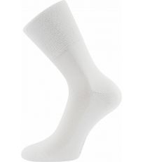 Unisex ponožky s volným lemem - 1 pár Finego Lonka bílá