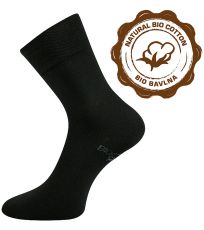 Unisex ponožky z bio bavlny - 1 pár Bioban Lonka černá
