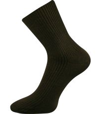 Pánské ponožky s extra volným lemem - 1 pár Viktor Boma hnědá