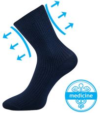 Pánské ponožky s extra volným lemem - 1 pár Viktor Boma tmavě modrá
