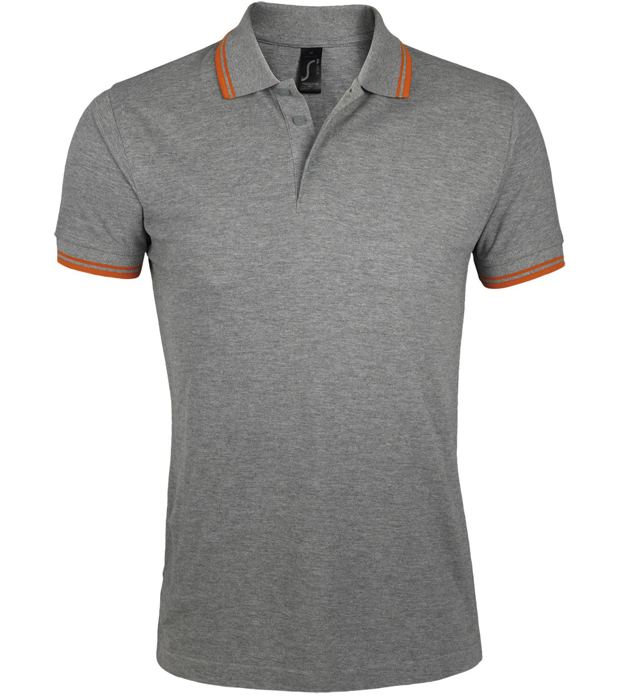 932 - Melange grey / Orange