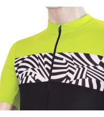 Pánský cyklistický dres CYKLO MILES Sensor žlutá