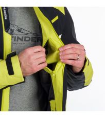 Pánská lyžařská bunda EARL NORTHFINDER limegreenblack