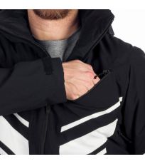 Pánská lyžařská bunda EARL NORTHFINDER černá bílá