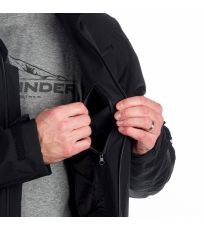 Pánská lyžařská bunda EARL NORTHFINDER černá bílá