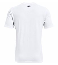 Pánské triko MULTI COLOR COLLEGIATE SS Under Armour White