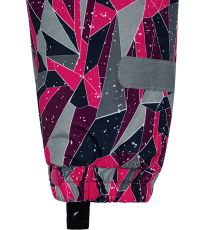 Dětský zimní overal CUZU LOAP Magenta Purple Allover / Pink
