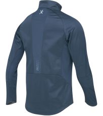 Pánská větruodolná softshellová bunda VALTARI KLIMATEX temně modrá