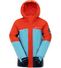 Dětská lyžařská bunda SARDARO 2 ALPINE PRO Neon coral