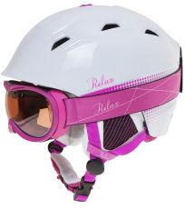 Lyžařská helma Helma RELAX bílá