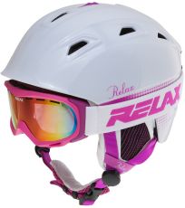 Lyžařská helma Helma RELAX bílá
