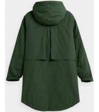 Dámský zimní kabát HOZ21-KUDC603 Outhorn dark green