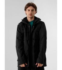 Pánská přechodová bunda HOZ21-KUMC602 Outhorn deep black