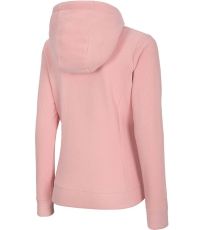 Dámská mikina NOSH4-PLD003 4F LIGHT PINK