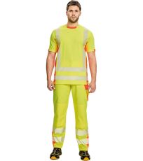 Pánské HI-VIS tričko LATTON Cerva žlutá/oranžová