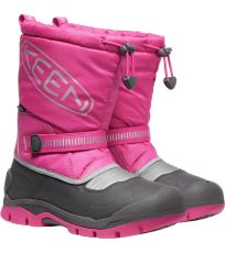 Dětské zimní boty SNOW TROLL WP YOUTH KEEN fuchsia purple/silver