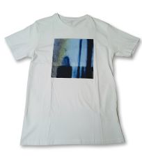 Pánské triko s potiskem 15033-008 WHITE Cross