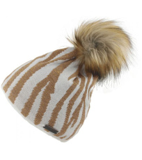 Zimní čepice STRIPES RELAX bílá