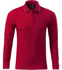 Pánská polokošile Contrast Stripe LS Malfini premium formula red