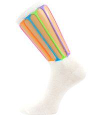 Vtipné slabé ponožky - 3 páry Desdemona Boma bílá