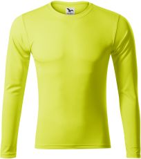 Uni sportovní triko s dlouhým rukávem Pride Malfini neon yellow