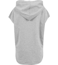 Dámská mikina s krátkým rukávem BY034 Build Your Brand Heather Grey