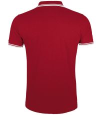 Pánské polo triko PASADENA SOĽS Red / White