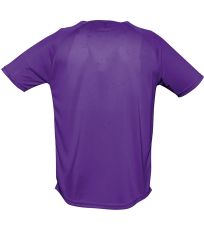 Pánské triko s krátkým rukávem SPORTY SOĽS Dark purple