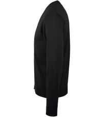 Pánský svetr na knoflíčky GOLDEN MEN SOĽS Černá