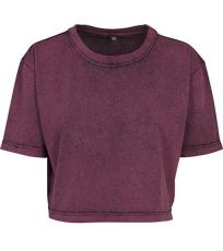 Dámské triko Cropped, prané kyselinou Ladies´ Acid Washed Cropped Tee Build Your Brand