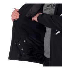 Pánská lyžařská bunda EARL NORTHFINDER černá bílá