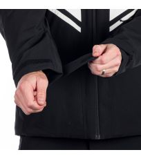 Pánská lyžařská bunda EARL NORTHFINDER černá bílá