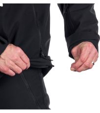 Pánská lyžařská bunda EARL NORTHFINDER černá bílá