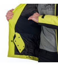 Pánská lyžařská bunda EARL NORTHFINDER limegreenblack