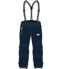 Dětské softshellové lyžařské kalhoty LONNY LOAP modrá