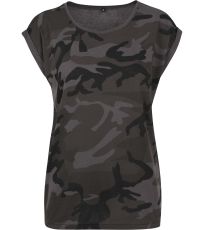 Dámské tričko Camo s prodlouženým ramenem Ladies´ Camo Extended Shoulder Camo Tee Build Your Brand