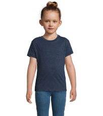 Dětské triko REGENT FIT KIDS SOĽS Heather denim