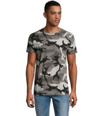 Pánské triko CAMO MEN SOĽS Grey Camo
