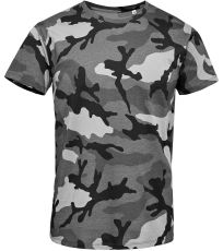 Pánské triko CAMO MEN SOĽS Grey Camo