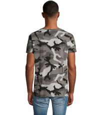 Pánské triko CAMO MEN SOĽS Grey Camo