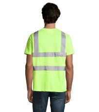 Uni bezpečnostní triko MERCURE PRO SOĽS Neon yellow