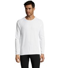 Pánské funkční triko dlouhý rukáv SPORTY LSL SOĽS Bílá