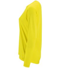 Dámské funkční triko dlouhý rukáv SPORTY LSL SOĽS Neon yellow