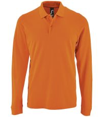 Pánské polo triko dlouhý rukáv PERFECT LSL SOĽS Orange