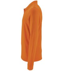 Pánské polo triko dlouhý rukáv PERFECT LSL SOĽS Orange