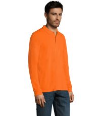 Pánské polo triko dlouhý rukáv PERFECT LSL SOĽS Orange