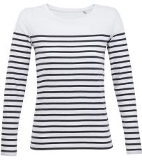 Dámské tričko s dlouhým rukávem MATELOT LSL WOMEN SOĽS White / Navy