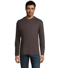 Pánské triko s dlouhým rukávem MONARCH SOĽS Dark grey