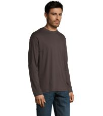 Pánské triko s dlouhým rukávem MONARCH SOĽS Dark grey