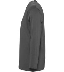 Pánské triko s dlouhým rukávem MONARCH SOĽS Dark grey